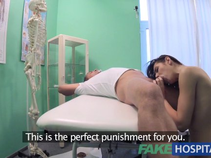 FakeHospital Dirty doctor fucks female thief and creampies her pussy