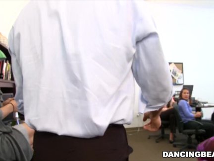 CFNM Office Party Cock Blowout with Big Dick Male Strippers (db9442)