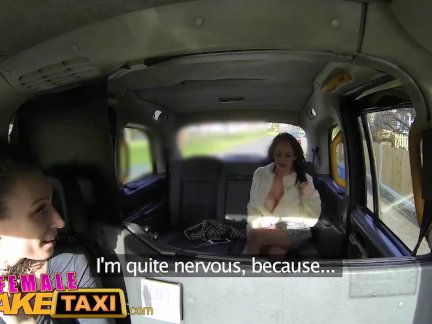 Female Fake Taxi Dating horny busty babe gets better squirting orgasm offer