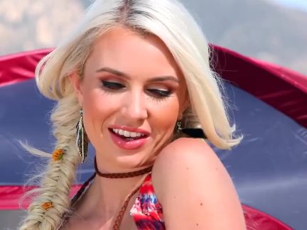 Twistys - Sexy Blonde Teen And A Great Tease Gigi Allens Goes Solo In The Desert