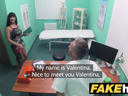 Fake Hospital Toilet room blowjob and fucking with big boobs euro patient