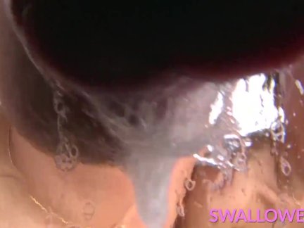 Three filthy girls are eager to get very messy with one rod