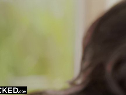BLACKED Home Alone Sexy Teen Latina Hooks Up With BBC