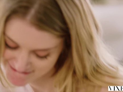 VIXEN Hot Blonde Teen Gets Caught Cheating On Tape