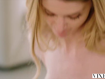VIXEN Hot Blonde Teen Gets Caught Cheating On Tape