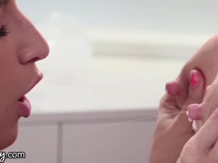 Abella Danger Breastfed by Lactating MILF