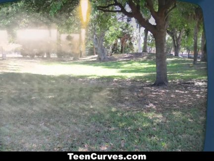 TeenCurves - Curvy Latina Gets Her Mouth Filled