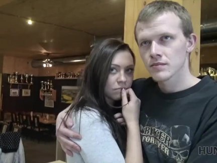 HUNT4K For Cash Boy Let Stranger Fuck His Girlfriend Ornella Morgen