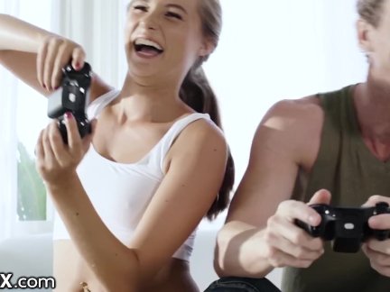 EroticaX Teen Gamer Hot for Daddy's Best Friend