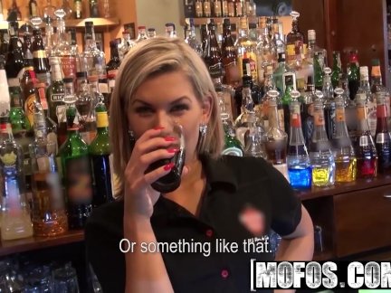 MOFOS - Gorgeous Bartender Rihanna Samuel Asked For An Extra Service For A Huge Tip