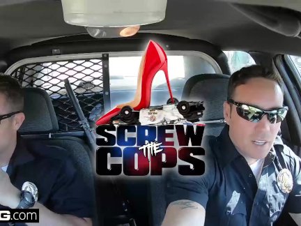 Screw the Cops - Latina bad girl caught sucking a cops dick