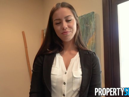 PropertySex - Young attractive real estate agent gives up the pussy