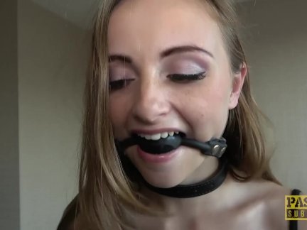 PASCALSSUBSLUTS - Lady Bug gagging on cock before rough anal