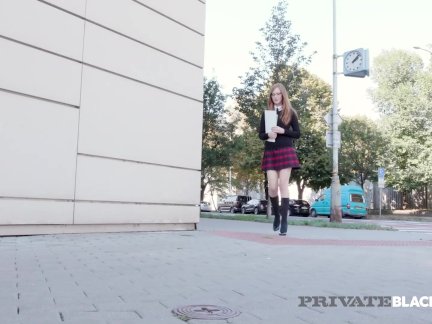 PrivateBlack - Student Linda Sweet Has Double Anal Group Sex