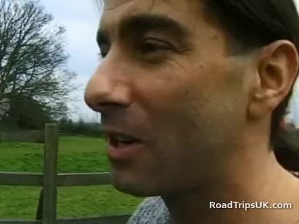 Roadtrip in Surrey with brave flashing and group sex
