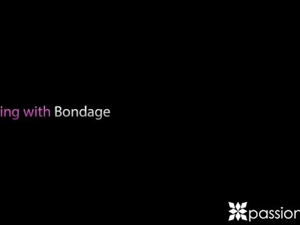 PASSION-HD BONDAGE with a little bit of LEAKING lip cum
