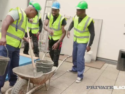 PrivateBlack - 5 BBC Gangbang With Blonde Nathaly Cherie!