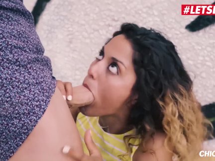 LETSDOEIT - Young Slut Scarlet Gets Fucked Hard Outside