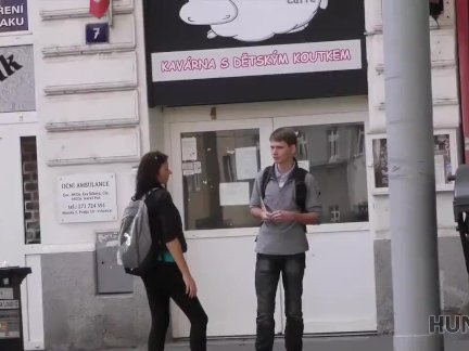 HUNT4K. Adventurous girl is happy to have sex for money in Prague