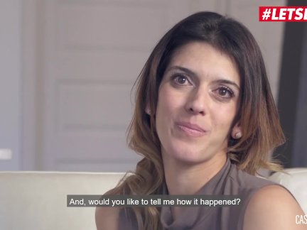 LETSDOEIT - Naughty French Amateur Rides A Big Cock At Casting 68/80