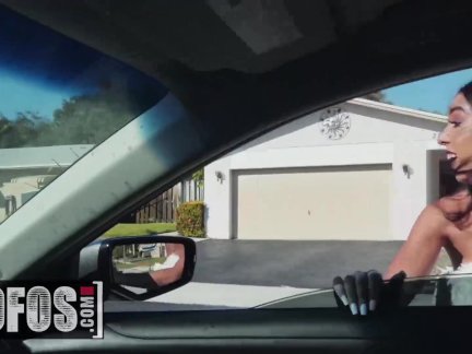 MOFOS - While Stranded In The Car, A Teen Girl Claire Black Had Masturbates In Public