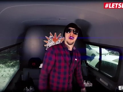 LETSDOEIT - Huge Tits German Mom Gets Fucked In The SEX BUS