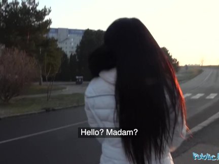 Public Agent Multiple orgasms as tight wet warm pussy drains agents balls