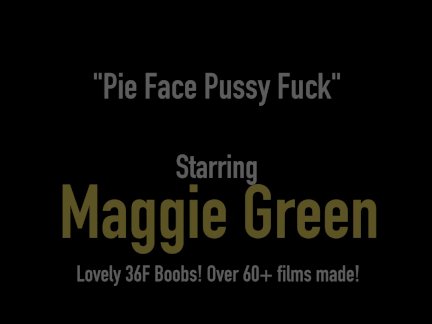 Dildo Fucking Maggie Green Gets Pie In Face!