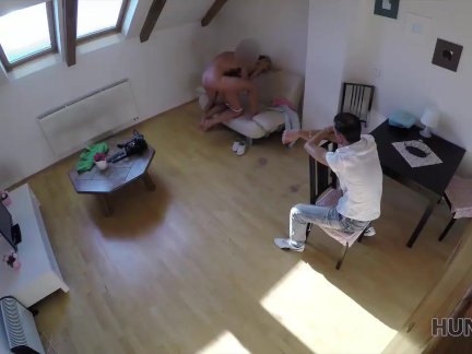 HUNT4K. Young couple desires cash so why colleen spreads her legs