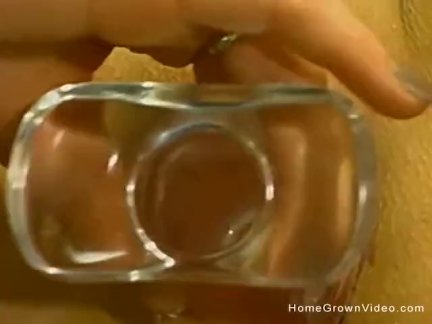 Two barely legal amateur lesbians play with sex toys