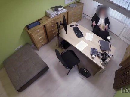 LOAN4K. Adorable miss has spontaneous sex for cash with loan manager