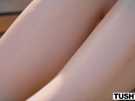 TUSHY Innocent College Student Is Secretly A Anal Lover