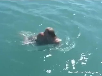 Real amateur wives in a hardcore orgy on a boat