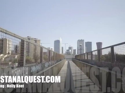 Nasty brunette Nelly Kent’s first anal quest