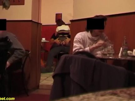 anal sex in a public coffee shop