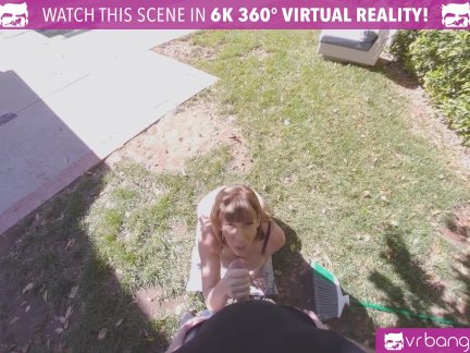 VR BANGERS Horny cougar fucks young gardener