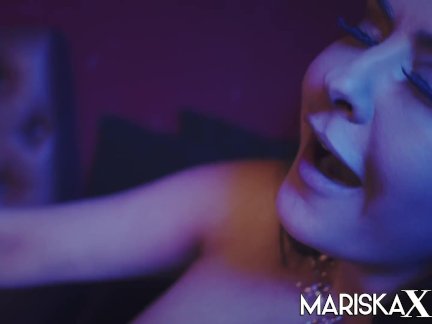 MARISKAX Mariska fucks Sahara while an old man watches