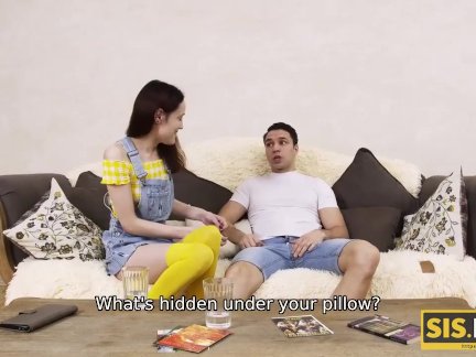 SIS. PORN. Stepsiblings do tasks for money till all escalates into sex