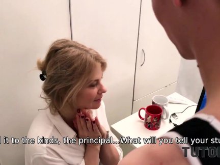 TUTOR4K. Guy set cameras and was right because they helped him fuck teacher