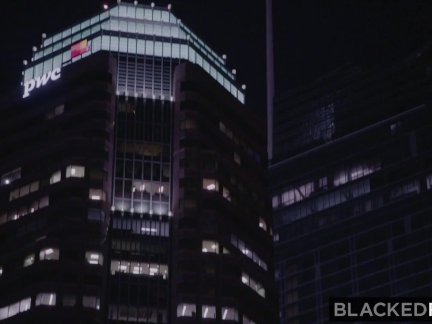 BLACKEDRAW Naughty Brunette's BBC fantasy comes true