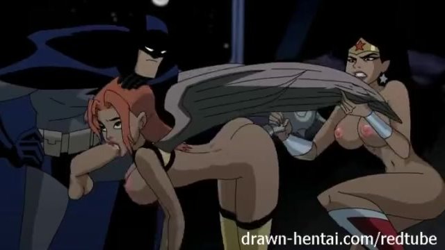 Justice League Toon Porn - Justice League Hentai - Two chicks for Batman