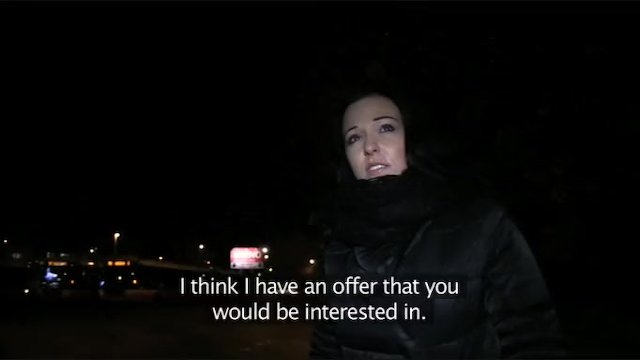 PublicAgent - Nikki gullible student strips