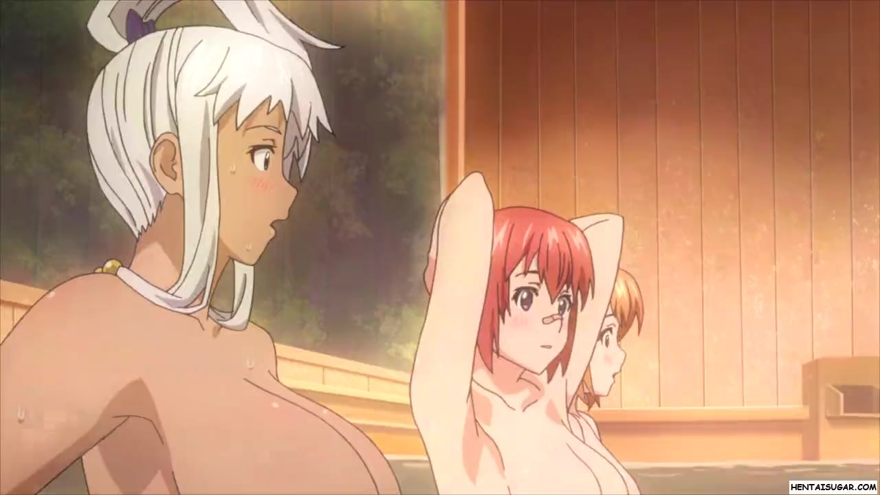 Horny hentai lezzy girls in the bath