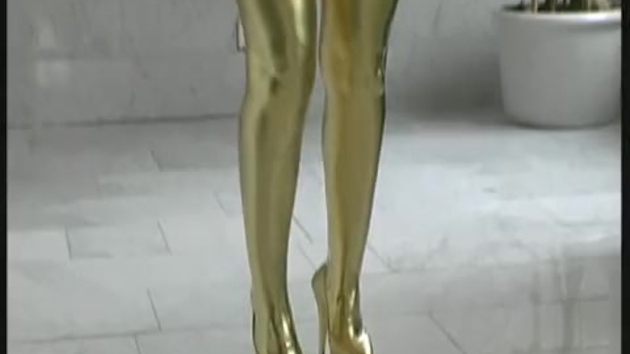 busty girl body painted in gold - Free Sex Video - RedTube