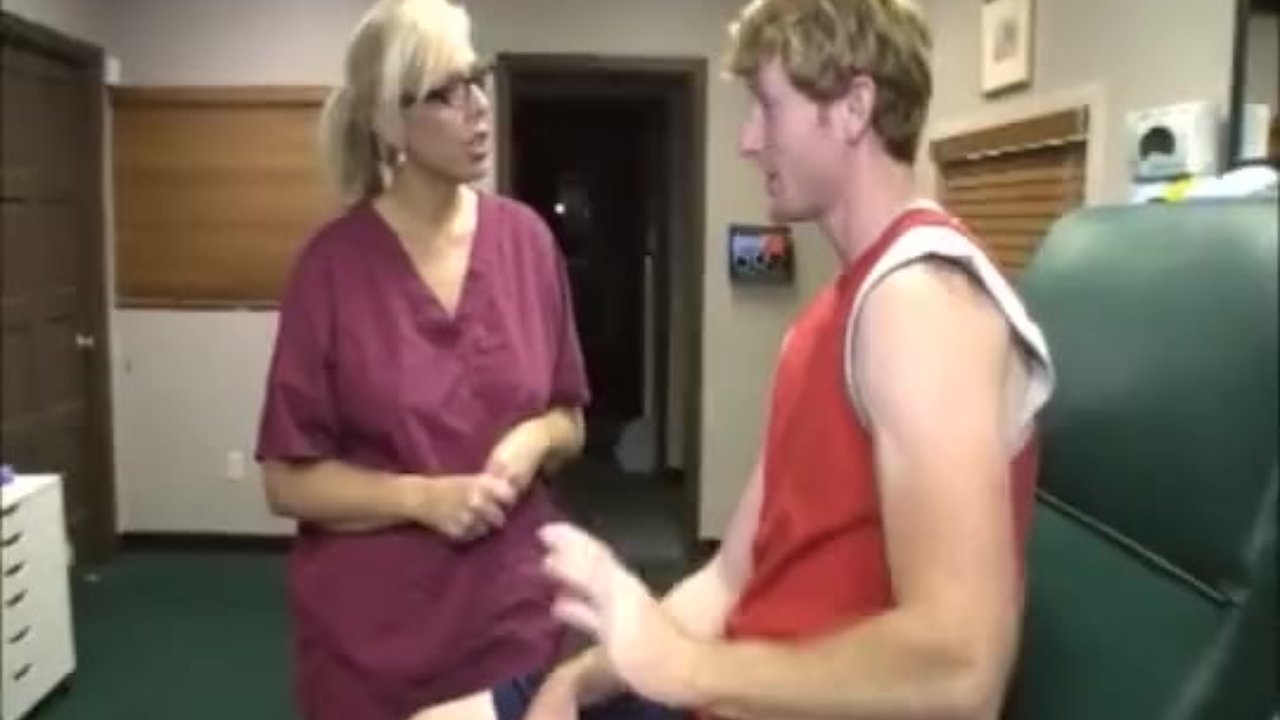 Blonde nurse gets a cum shower - Free Sex Video - RedTube