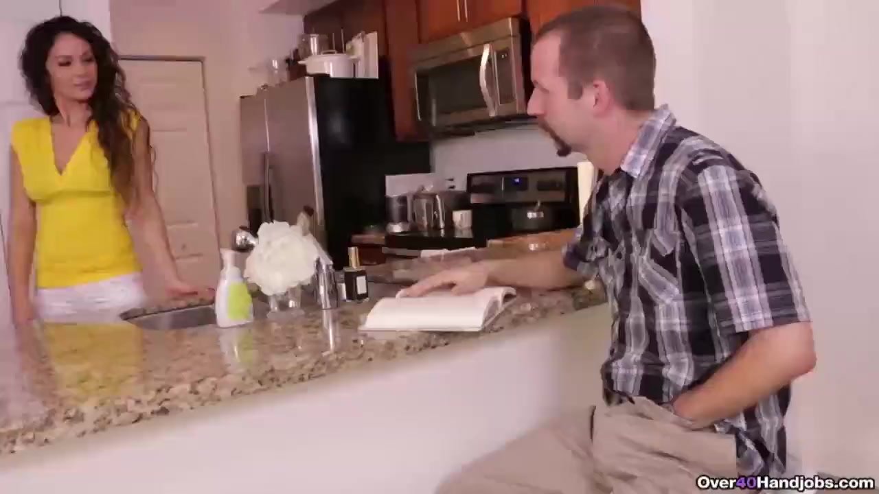 Naughty step-mom handjob - RedTube