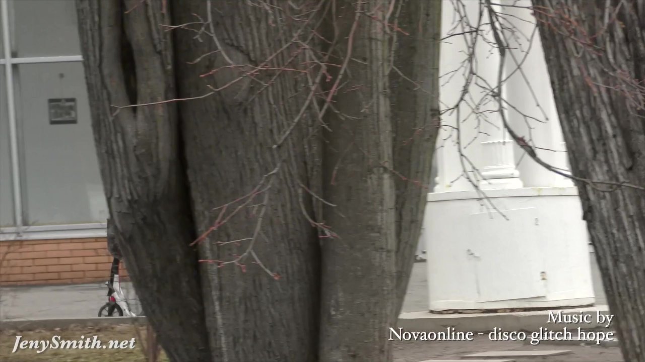 Jeny Smith upskirt no panties pantyhose in public - RedTube