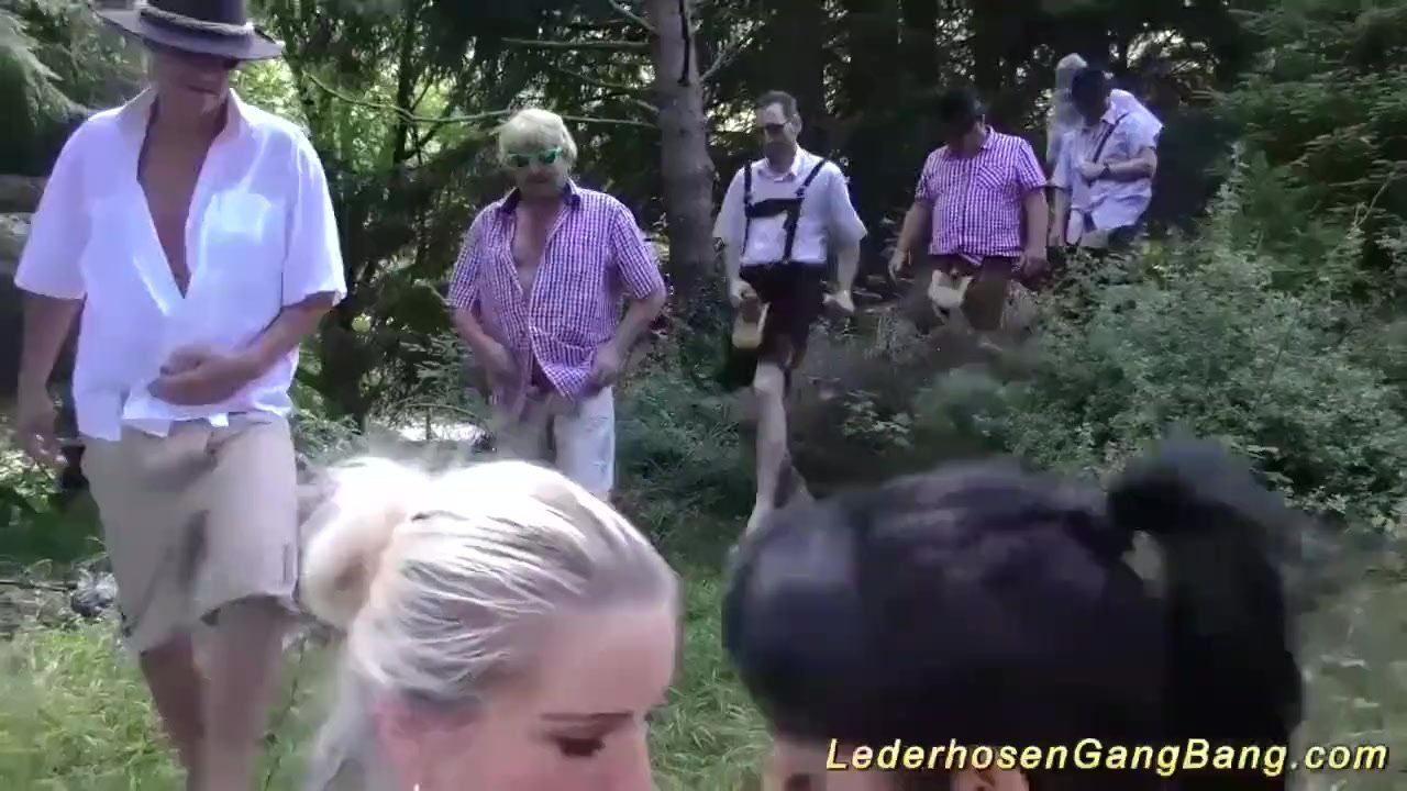 wild german outdoor groupsex orgy - RedTube