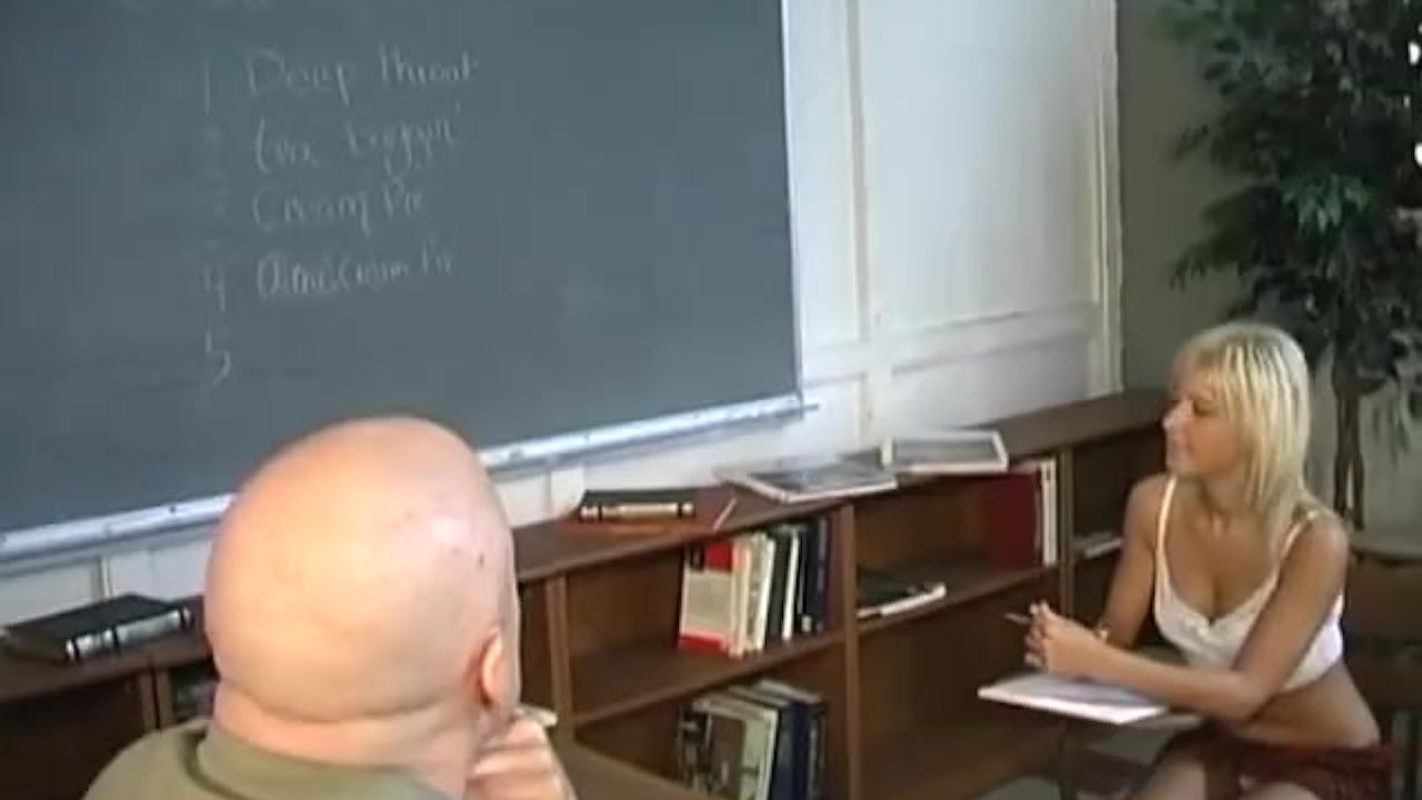 Schoolgirl gets a cock up her ass in the classroom - RedTube
