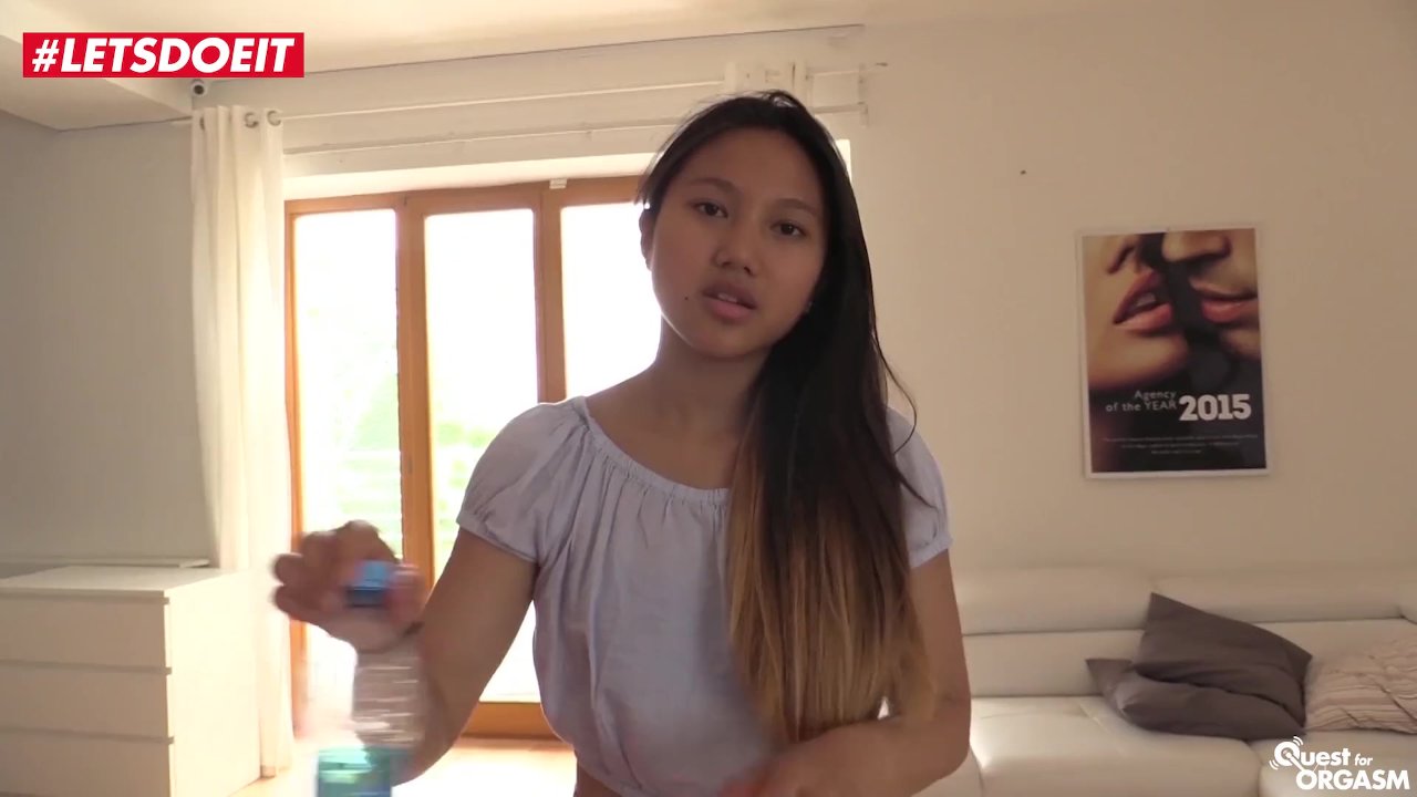 LETSDOEIT - Cute Thai has Pussy Fingering Orgasm Solo